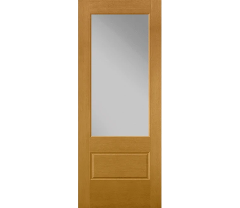 Biloxi 3 Quaters Light Fiberglass Entry Door