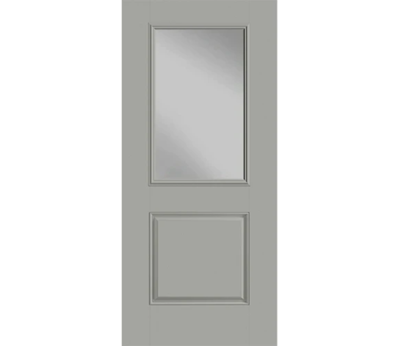 Biloxi Half Light 1 Panel Fiberglass Entry Door