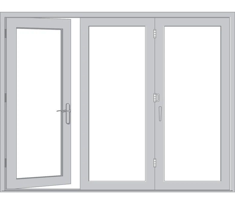 Biloxi Pella Architect Reserve Series Contemporary Bifold Patio Door