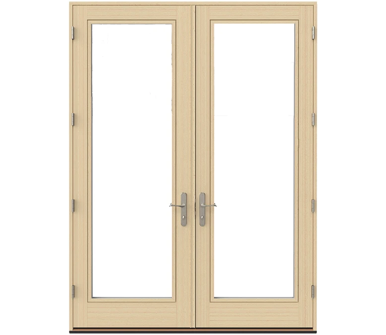 Biloxi Pella Lifestyle Series Wood Double Hinged Patio Doors